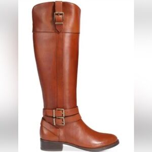 Beautiful Cognac Brown Leather Riding Boots